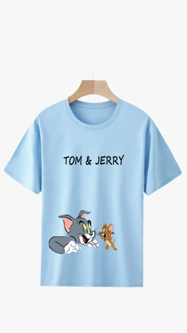 TOM AND JERRY-2 PRINT UNISEX T-SHIRT