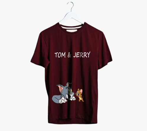 TOM AND JERRY-2 PRINT UNISEX T-SHIRT