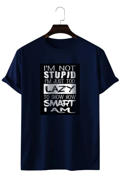 I AM NOT STUPID.. PRINT UNISEX T-SHIRT