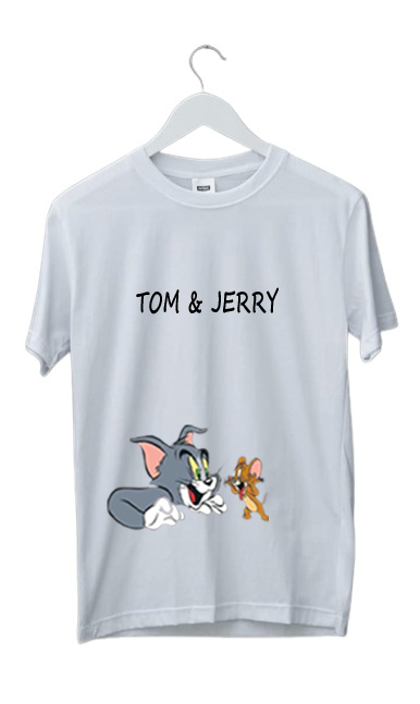 TOM AND JERRY-2 PRINT UNISEX T-SHIRT