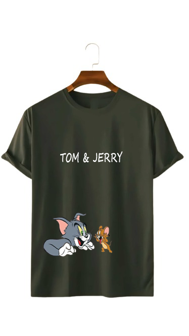 TOM AND JERRY-2 PRINT UNISEX T-SHIRT