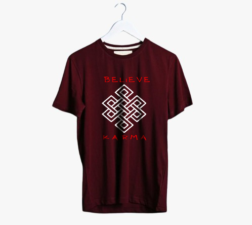 BELIEVE KARMA PRINT UNISEX T-SHIRT