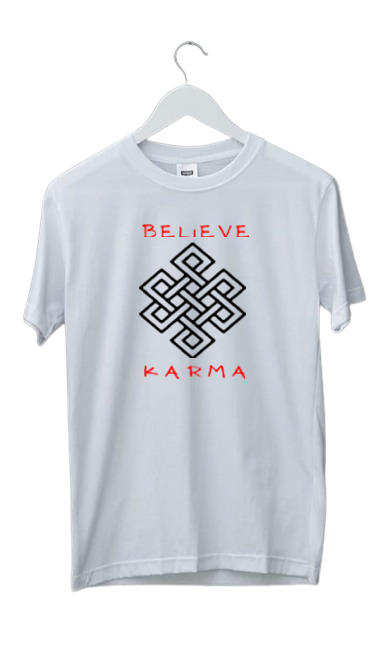 BELIEVE KARMA PRINT UNISEX T-SHIRT