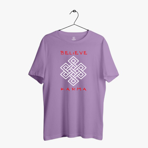 BELIEVE KARMA PRINT UNISEX T-SHIRT