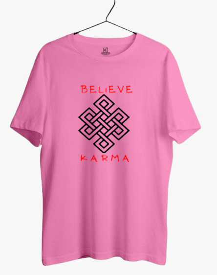 BELIEVE KARMA PRINT UNISEX T-SHIRT