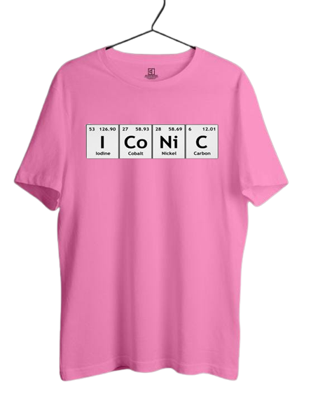 ICONIC PERODIC TABLE  PRINT UNISEX T-SHIRT