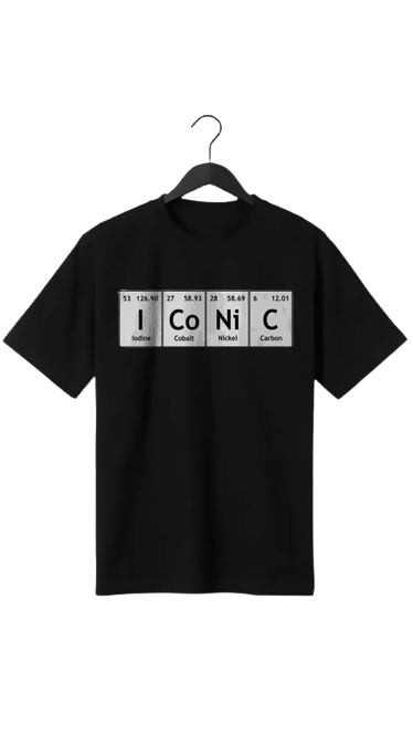 ICONIC PERODIC TABLE  PRINT UNISEX T-SHIRT