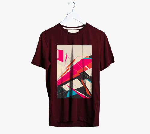 ABSTRACT-9 PRINT UNISEX T-SHIRT