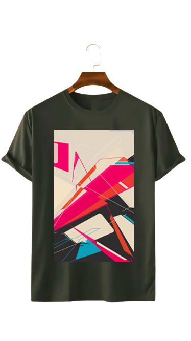 ABSTRACT-9 PRINT UNISEX T-SHIRT
