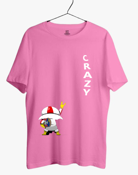 CRAZY KICK BUTTOSKI PRINT UNISEX T-SHIRT