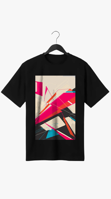 ABSTRACT-9 PRINT UNISEX T-SHIRT