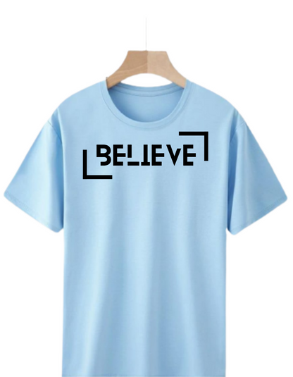 BELIEVE PRINT UNISEX T-SHIRT
