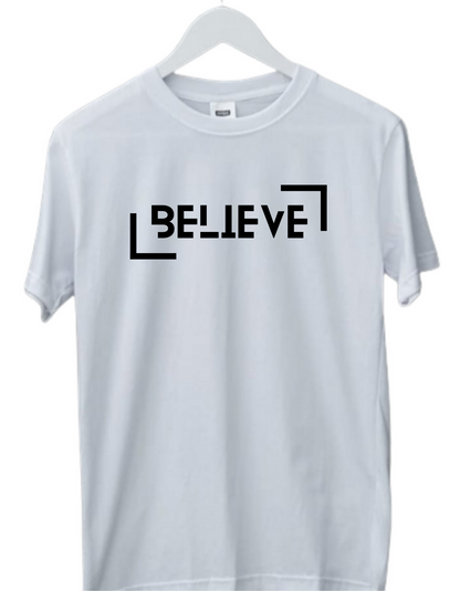 BELIEVE PRINT UNISEX T-SHIRT