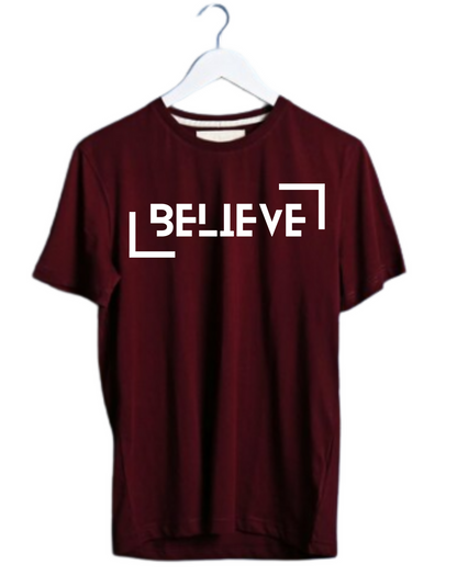 BELIEVE PRINT UNISEX T-SHIRT
