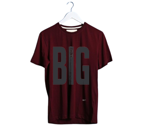 THINK BIG QUOTE PRINT UNISEX T-SHIRT