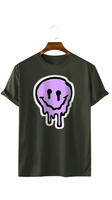 SMILEY PRINT UNISEX T-SHIRT
