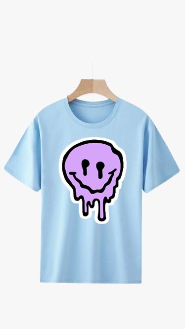 SMILEY PRINT UNISEX T-SHIRT