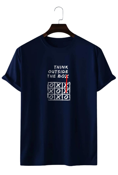 THINK OUTSIDE THE BOX PRINT UNISEX T-SHIRT