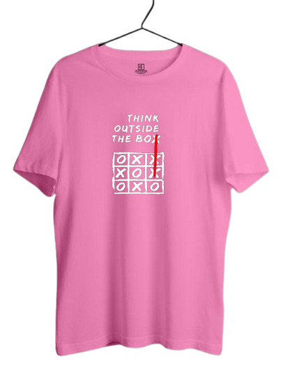 THINK OUTSIDE THE BOX PRINT UNISEX T-SHIRT
