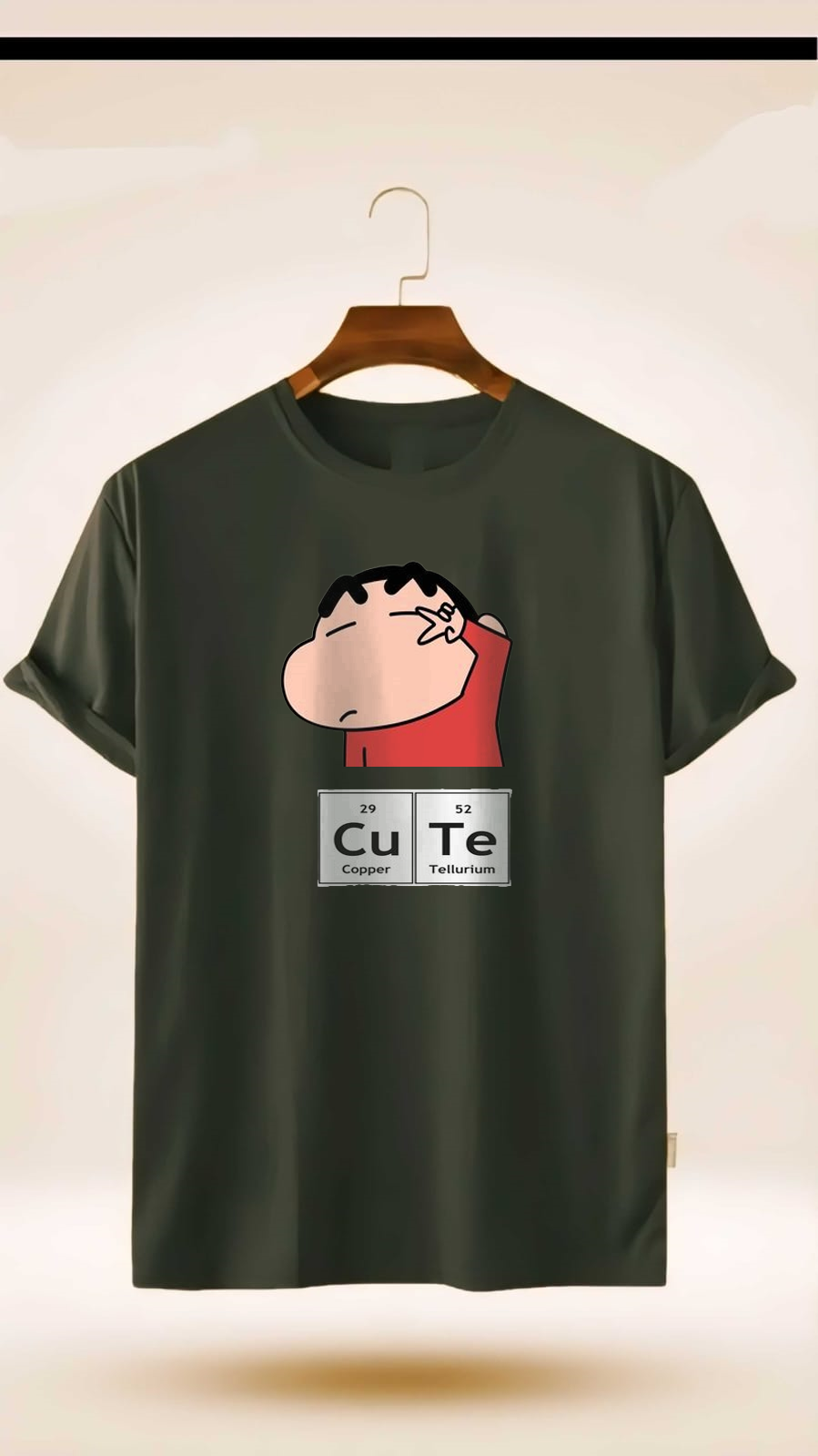CUTE SHINCHAN PRINT UNISEX T-SHIRT