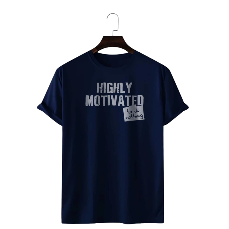 HIGHLY MOTIVATED PRINT UNISEX T-SHIRT