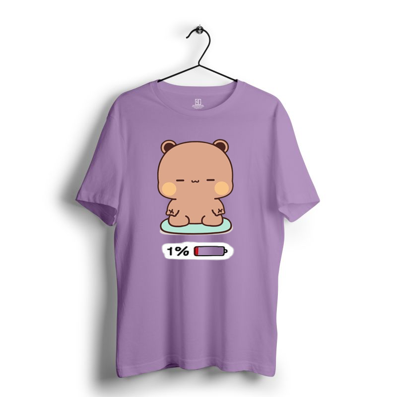 BEAR BATTERY LOW PRINT UNISEX T-SHIRT