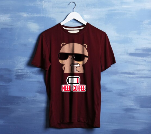 NEED COFFEE BEER PRINT UNISEX T-SHIRT