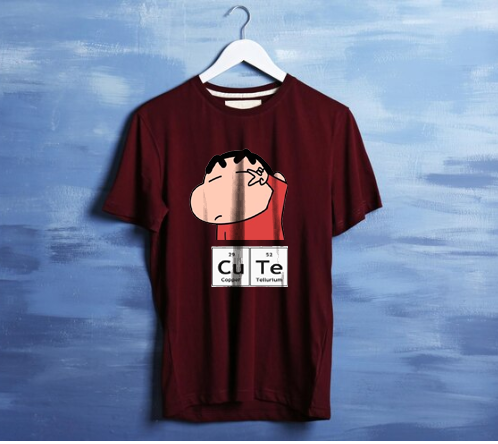 CUTE SHINCHAN PRINT UNISEX T-SHIRT